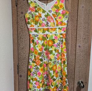 1960s floral dress